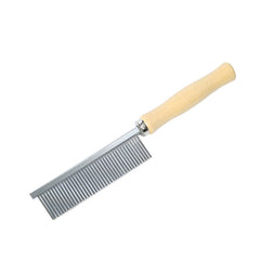 Cat And Dog Grooming Open-Knot Comb, Large Wooden Handle Comb