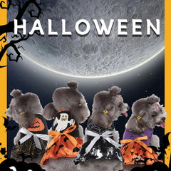 Christmas Dog Supplies Witch Dog Clothing Bat