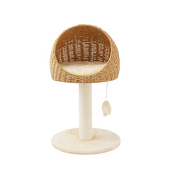 Rattan Woven Cat Climbing Rack Tree Nest