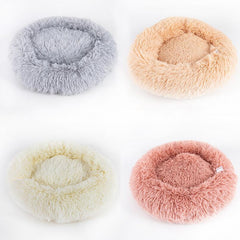Cat Beds For Small Cat Round Plush Cat Litter Kennel Pet Nest Mat Puppy Beds