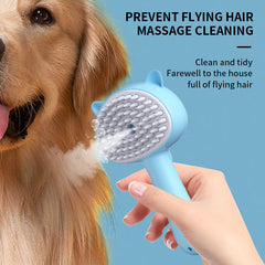 Pets Electric Hair Removal One-click Spray Massage Comb Pet Products