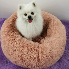 Cat Beds For Small Cat Round Plush Cat Litter Kennel Pet Nest Mat Puppy Beds